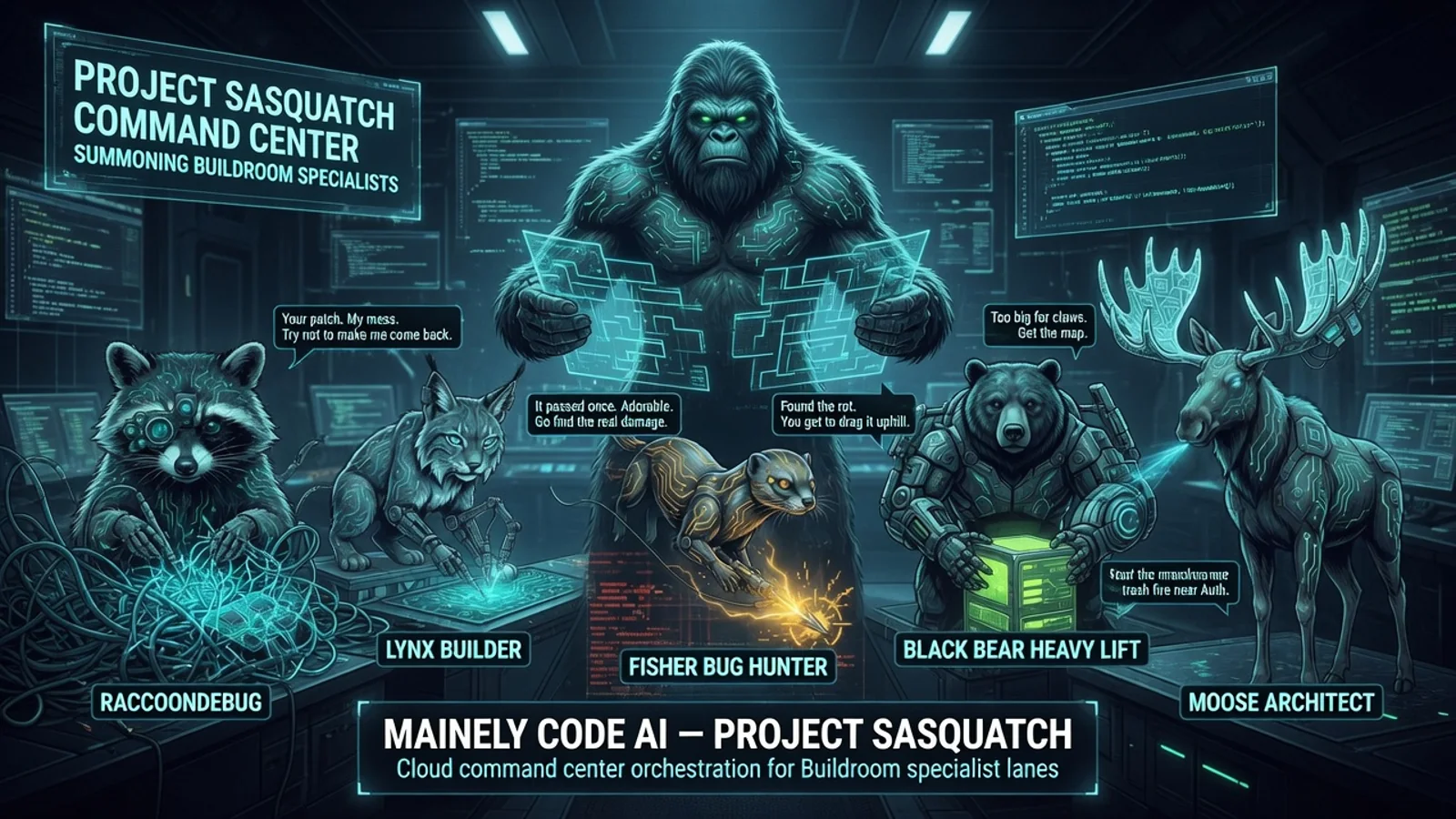 Project Sasquatch command center
